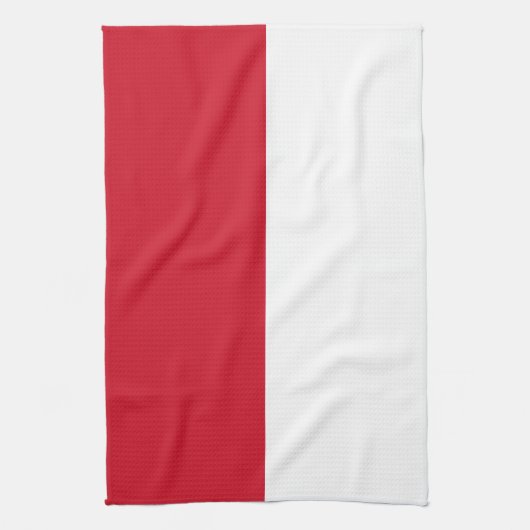Monaco Flag Theedoek (Verticaal)