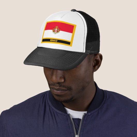 Monaco Flag Trucker Pet (In situ)