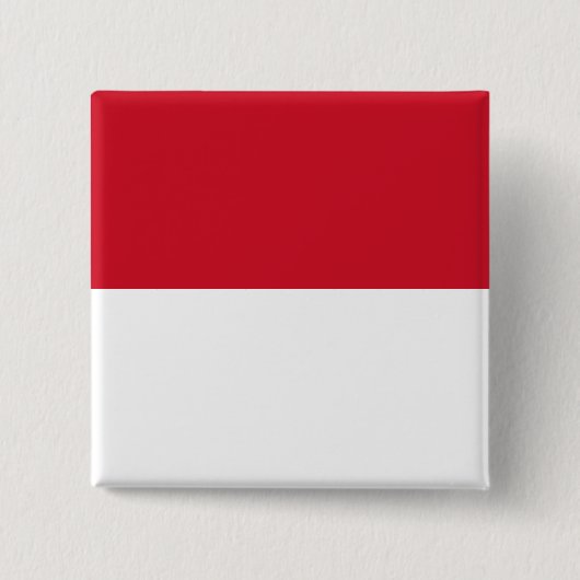 Monaco Flag Vierkante Button 5,1 Cm (Voorkant)