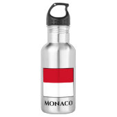 Monaco Flag Waterfles (Voorkant)