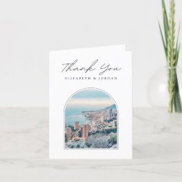 Monaco Foto Dankuwkaart Blank Bedankkaart