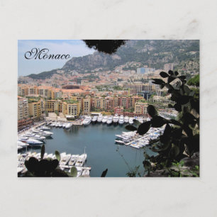 Monaco, Frans Riviera, Frankrijk Briefkaart