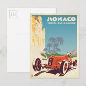 Monaco French Bulldog Club Briefkaart (Voorkant / Achterkant)