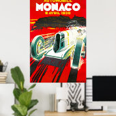 Monaco Grand Prix  Adverteren Poster (Thuiskantoor)