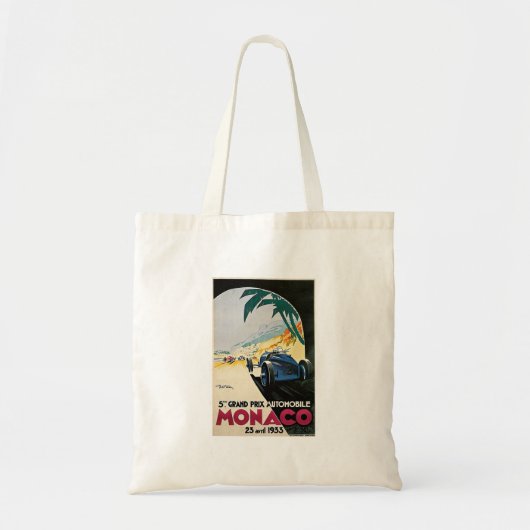 Monaco Grand Prix Automobile Tote Bag (Voorkant)