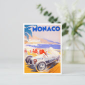 Monaco Grand Prix  Briefkaart voor racewedstrijden (Staand voorkant)