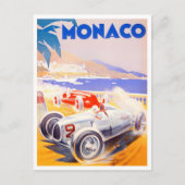 Monaco Grand Prix  Briefkaart voor racewedstrijden (Voorkant)