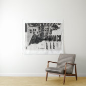 Monaco Grand Prix F1 Vlag Wandkleed (In Situ (horizontaal))