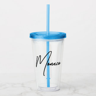 Monaco Grand Prix Luxe Riviera Levensstijl Acryl Drinkbeker