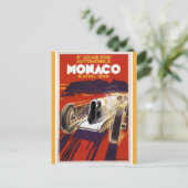 Monaco  Grand Prix Travel Briefkaart (Staand voorkant)