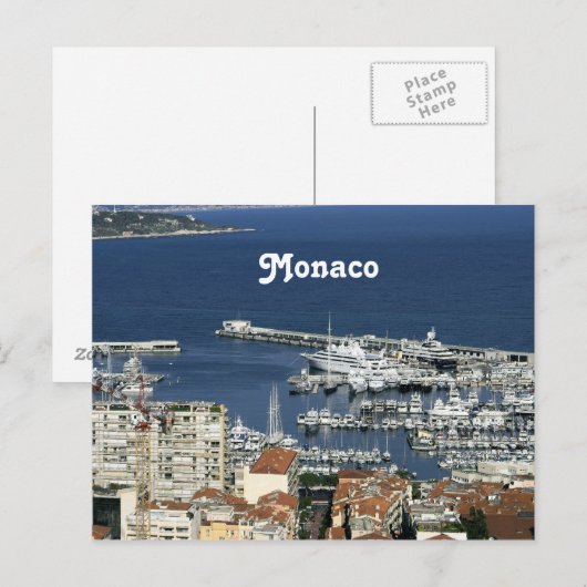 Monaco Harbour Briefkaart (Voorkant / Achterkant)