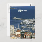 Monaco Harbour Briefkaart (Voorkant / Achterkant)