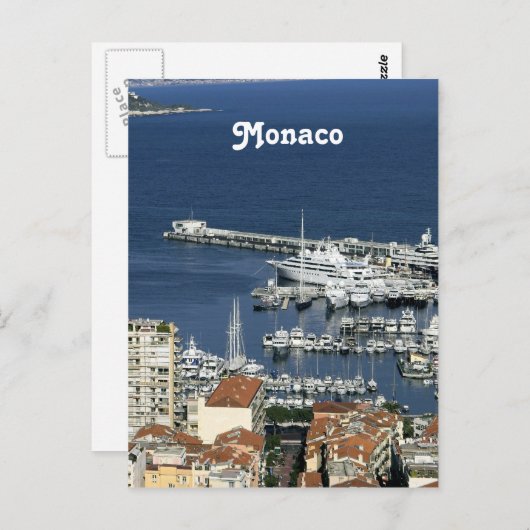 Monaco Harbour Briefkaart (Voorkant / Achterkant)