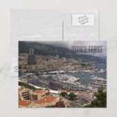 Monaco Harbour en Luxury Yachts French Riviera Briefkaart (Voorkant / Achterkant)