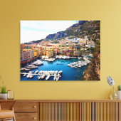 Monaco Haven Canvas Afdruk (Insitu (Woonkamer))