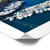 Monaco-haven Poster (Hoek)