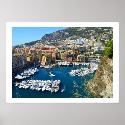 Monaco-haven Poster (Voorkant)