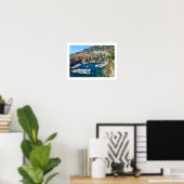 Monaco-haven Poster (Thuiskantoor)
