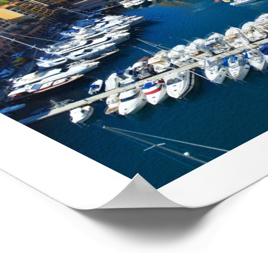 Monaco-haven Poster (Hoek)