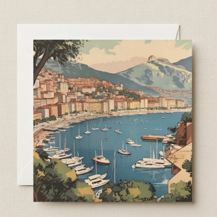 Monaco Haven Reis Scene Aanpasbare Tekst