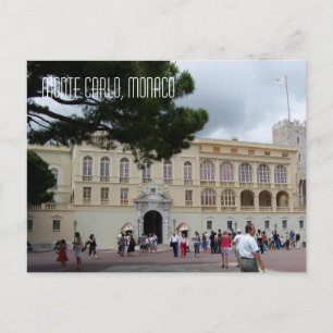 Monaco in het beroemde Monte Carlo Palace Landmark Briefkaart
