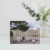 Monaco in het beroemde Monte Carlo Palace Landmark Briefkaart (Staand voorkant)