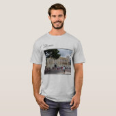 Monaco Koninklijk Paleis Foto Souvenir T-shirt (Voorkant volledig)