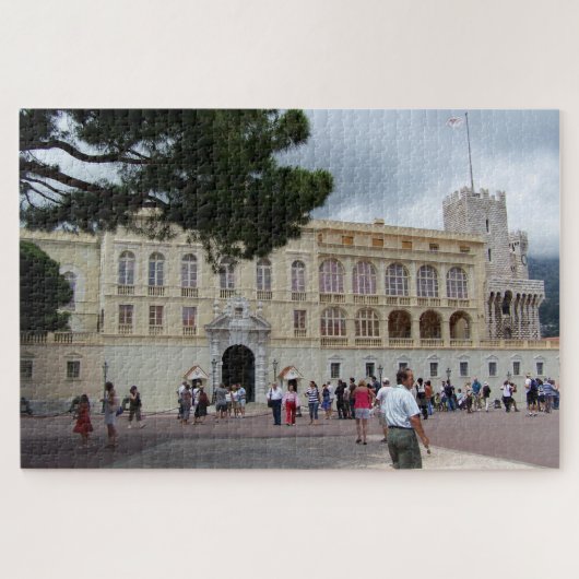 Monaco Koninklijk Paleis Monte Carlo Vakantie Reiz Legpuzzel (Horizontaal)
