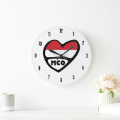 Monaco Landcode MCO Vlag Hart Grote Klok (Huis)