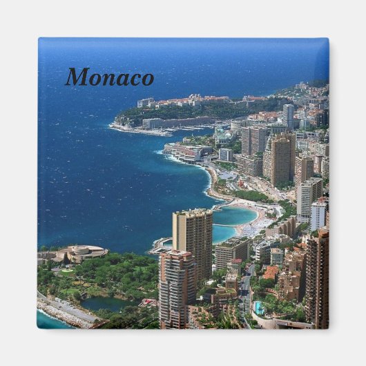 Monaco - magneet (Voorkant)