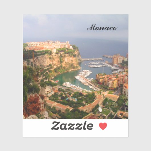 Monaco Magnet Sticker (Vel)