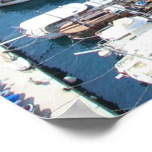 Monaco Marina en Condos Poster (Hoek)