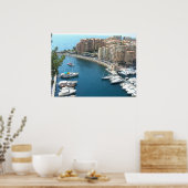 Monaco Marina en Condos Poster (Keuken)