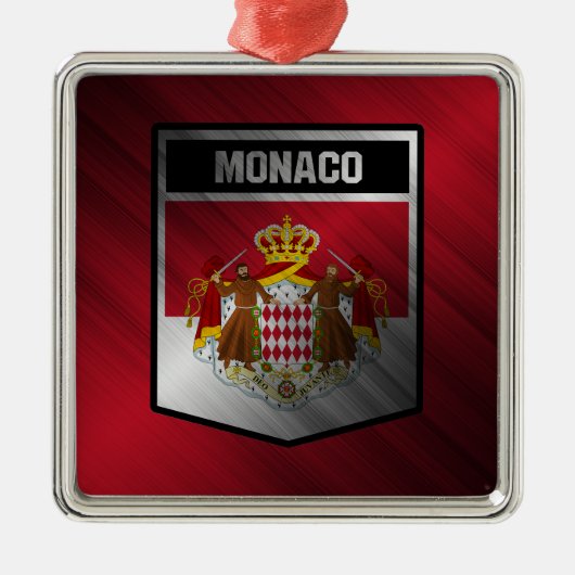 Monaco Metalen Ornament (Voorkant)