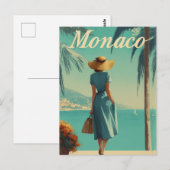 Monaco mode vintage  briefkaart (Voorkant / Achterkant)