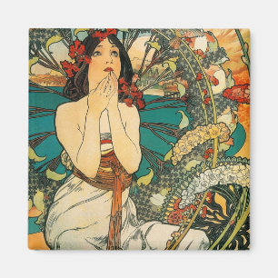 Monaco Monte Carlo Alphonse Mucha Magneet