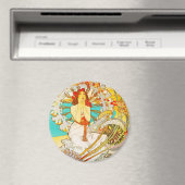 Monaco Monte-Carlo, Alphonse Mucha - Magneet (Insitu (Vaatwasser))
