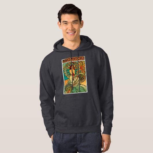 Monaco Monte Carlo Art Nouveau Hoodie (Voorkant volledig)
