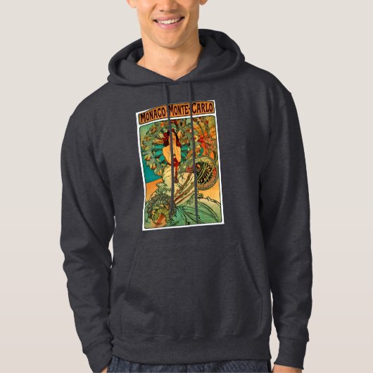 Monaco Monte Carlo Art Nouveau Hoodie (Voorkant)