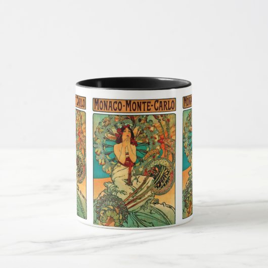 Monaco Monte Carlo Art Nouveau Mok (Midden)