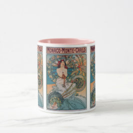 Monaco Monte Carlo: Art Nouveau vrouw Mok