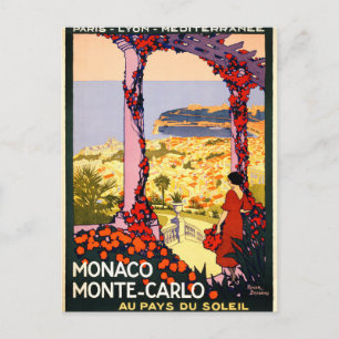 Monaco. Monte-Carlo. Au pays du soleil Briefkaart