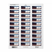 Monaco Monte Carlo bij nacht Etiket (Full Sheet)