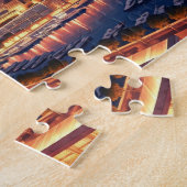 Monaco Monte Carlo bij nacht Legpuzzel (Zijkant)