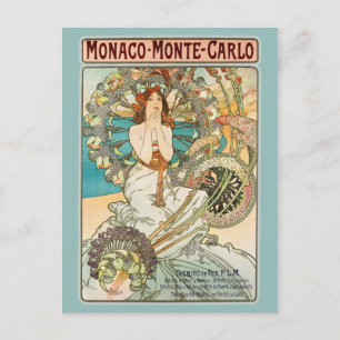 Monaco Monte-Carlo Briefkaart