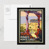 Monaco Monte Carlo Briefkaart (Voorkant / Achterkant)
