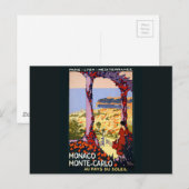  Monaco Monte Carlo Briefkaart (Voorkant / Achterkant)