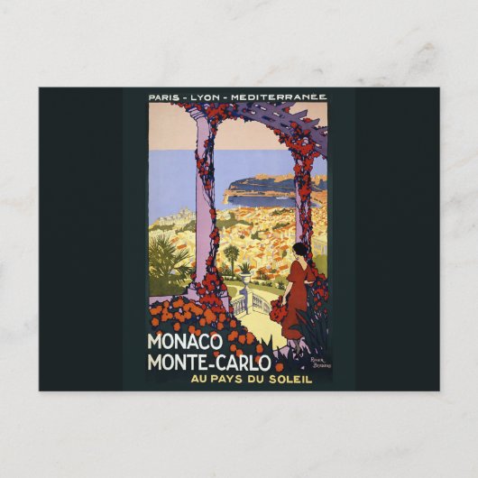  Monaco Monte Carlo Briefkaart (Voorkant)