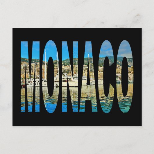 monaco monte carlo briefkaart (Voorkant)