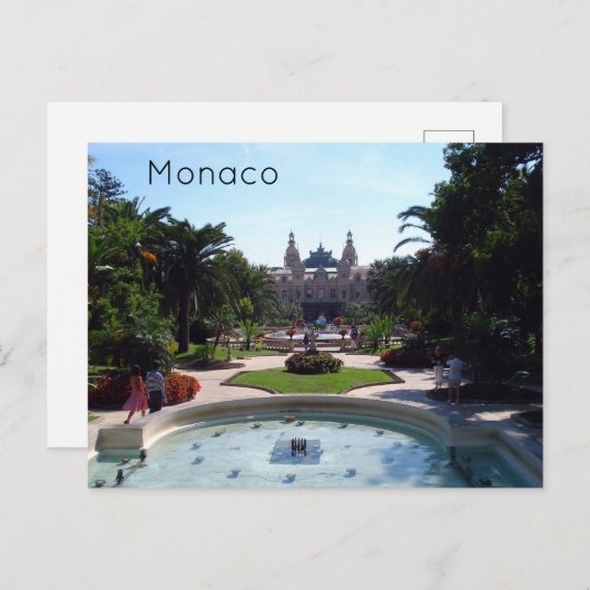 Monaco Monte Carlo Briefkaart (Voorkant / Achterkant)